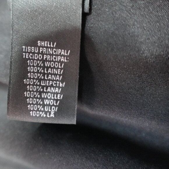 Ralph Lauren Womens Blazer 6 Black Double Breasted Black Label Wool Silk - Picture 5 of 16